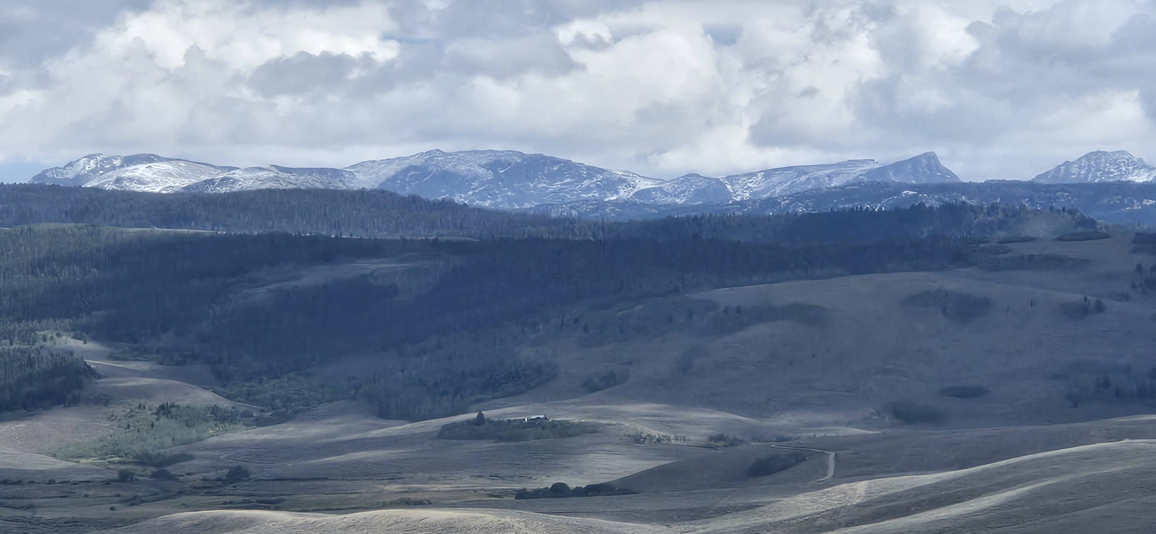 Mountain valley landscape